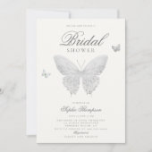 Invitation Beurre de dentelle Elegant Boho Fête des mariées b (Devant)