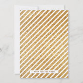 Invitation Beurre d'or doux Floral Fille Baby shower (Dos)