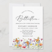 Invitation Beurre Fleur sauvage mignon Fête des mariées flora (Devant)