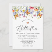 Invitation Beurre Fleur sauvage mignon Fête des mariées flora (Devant)