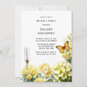 Invitation Beurre Hydrangée Jaune Brunch & Bubbly (Devant)