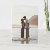 Invitation Beurre moderne Jaune QR Code élégant Mariage (Dos)