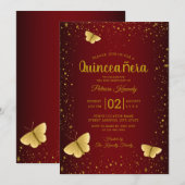 Invitation Beurre-papillon de la Bourgogne et de la Parties s (Devant / Derrière)