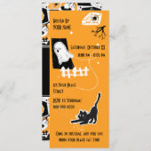 Invitation Beware of the cat! (Devant / Derrière)