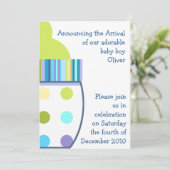 Invitation Biberon d'Oliver (Debout devant)