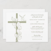 Invitation Bible Emma Verse 1 Jean 4:16 Mariage chrétien