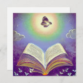 Invitation Bible & Papillon (Devant / Derrière)