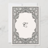 Invitation Bibliothèque de livres Anniversaire Vintage (Dos)