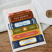 Invitation Bibliothèque de livres d'histoires Le prochain cha