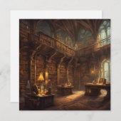 Invitation Bibliothèque d'Imaginaires (Devant / Derrière)