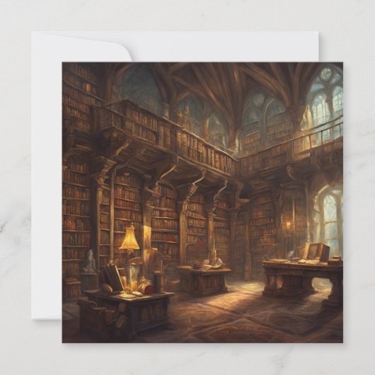 Invitation Bibliothèque d'Imaginaires (Devant)