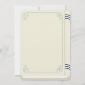 Invitation Bibliothèque du livre mariage thème couverture Cha (Dos)