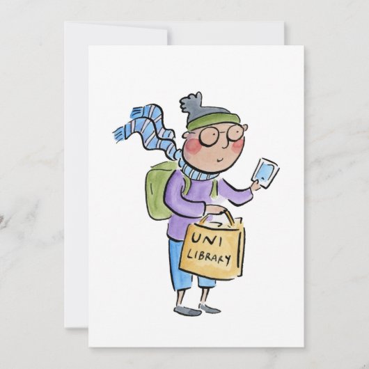 Invitation Bibliothèque universitaire (Devant)