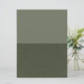 Invitation bicolore vert mousse moderne – Personna (Debout devant)