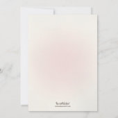 Invitation Bicycle en tandem rose adorable (Dos)