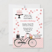 Invitation Bicyclette (Dos)