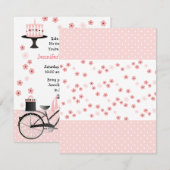 Invitation Bicyclette (Devant / Derrière)