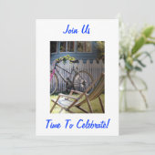 INVITATION BICYCLETTE/PICKET FENCE "VENEZ NOUS REJOINDRE" INV (Debout devant)