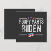 Invitation Biden Culotte Fécale (Devant / Derrière)