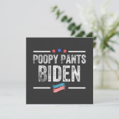 Invitation Biden Culotte Fécale (Debout devant)