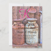 Invitation Bidons à Lait Métal Ancien Rustique Antique Monogr (Dos)