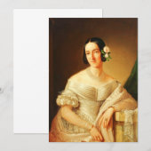 Invitation Bienheureuse Maria Cristina de Savoie (Devant / Derrière)