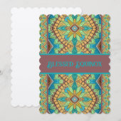 Invitation Bienheureux Equinox - Contenu Mandala (Devant / Derrière)