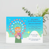 Invitation Bienheureux Marie Enfants Fête de Noël (Debout devant)