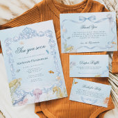 Invitation Bientôt à la mer Bébé Rococo