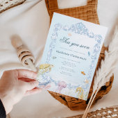 Invitation Bientôt à la mer Bébé Rococo