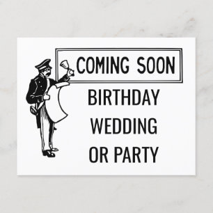 Invitation Bientôt Anniversaire Mariage ou Rétro de fête