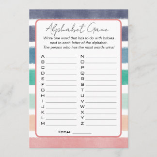 Invitation Bientôt de nouveau ensemble Baby Shower Jeu de l'a