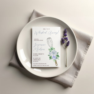 Invitation Bientôt emportée ! Salle de cuisine pour la douche