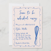 Invitation Bientôt être fouetté Fête des mariées de cuisine (Devant)