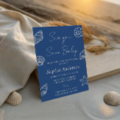 Invitation Bientôt la mer pour bébé