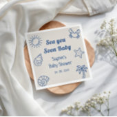 Invitation Bientôt la mer pour bébé Fête de naissance bébé ga