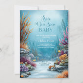 Invitation Bientôt sous l'océan Baby Shower (Devant)