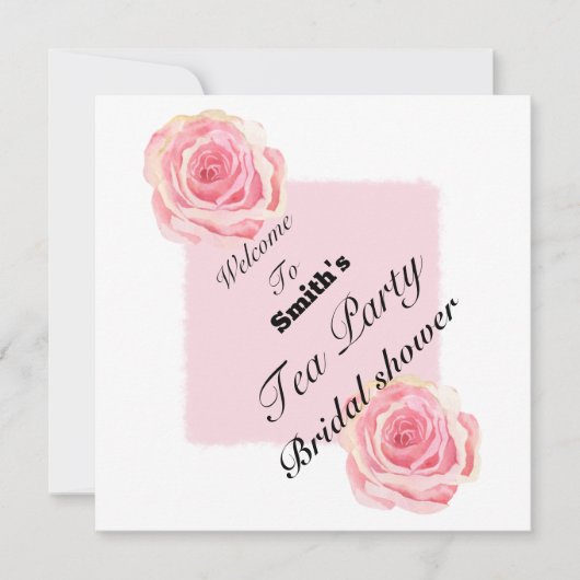 Invitation bienvenue (Devant)