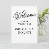 Invitation Bienvenue (Debout devant)