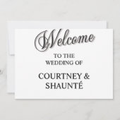 Invitation Bienvenue (Dos)