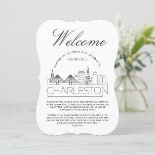 Invitation Bienvenue à Charleston   Détails pour les invités 