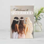 Invitation Bienvenue À La Sisterhood (Debout devant)