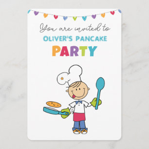 Invitation Bienvenue à l'invitation à la soirée crêpes