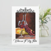 Invitation - Bienvenue à ma table (Debout devant)