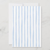 Invitation Bienvenue à notre petite oie (Dos)