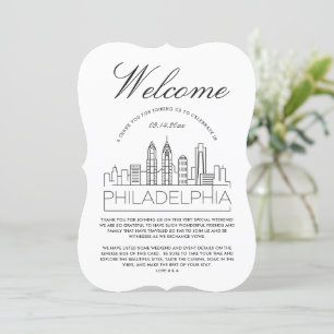 Invitation Bienvenue à Philadelphie   Détails sur les invités