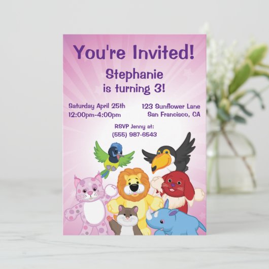 Invitation Bienvenue à Webkinz ! (Debout devant)