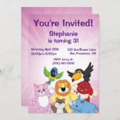 Invitation Bienvenue à Webkinz ! (Devant / Derrière)