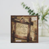 Invitation Bienvenue au Baby shower mondial (Debout devant)