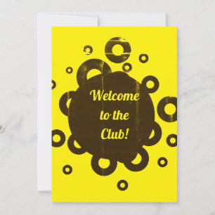 Invitation Bienvenue au Club